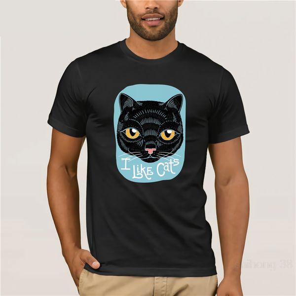 

i like cats t-shirt print t-shirt all sizes summer short sleeve cotton fashion print t-shirt sport hooded sweatshirt hoodie