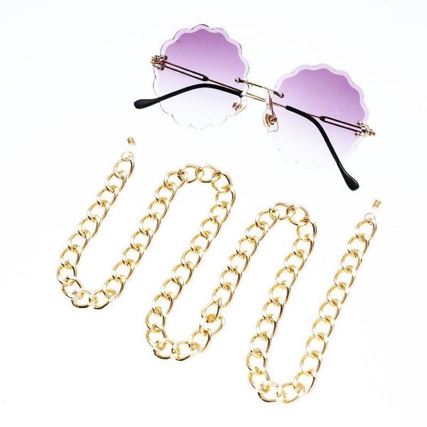 

fashion exaggerated punk metal eyeglasses chain sunglasses accessories halter hip hop glasses cord holder sunglasses accessories h jlljfr