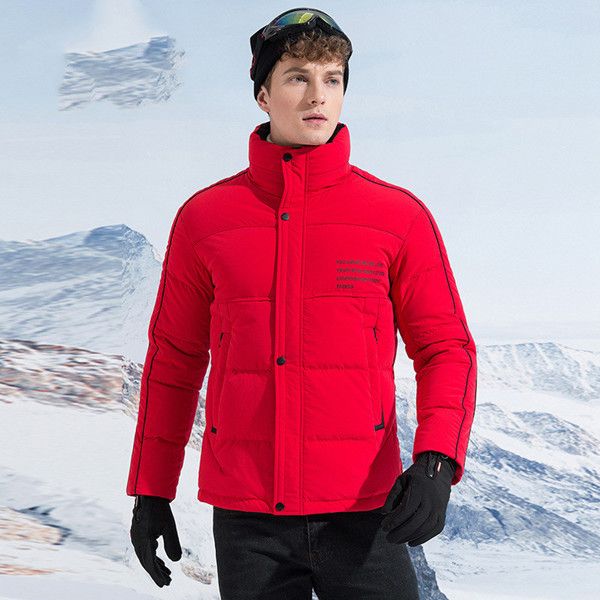 

mens designer coat luxury thick embroidery hooded letters casual autumn and winter outdoor men's winter hooded jacket men's clothi, Black