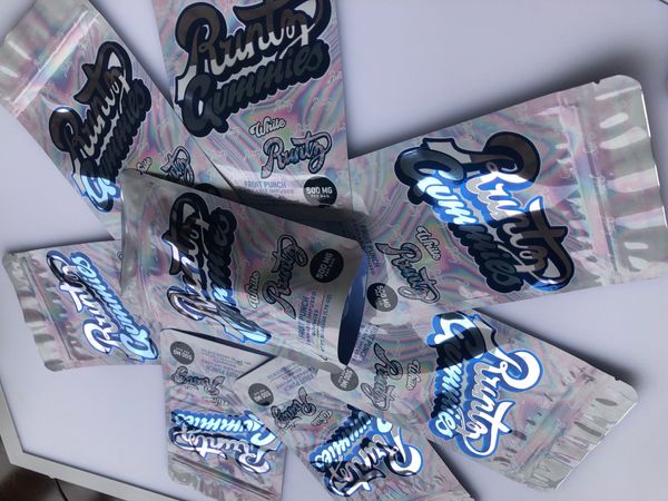 

mylar bags gummies local empty edibles white bag runtz bag packaging yxluc jjxh