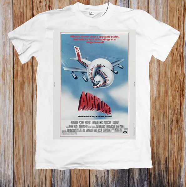 

самолет 80s movie poster унисекс футболка спортивная с капюшоном толстовка толстовка