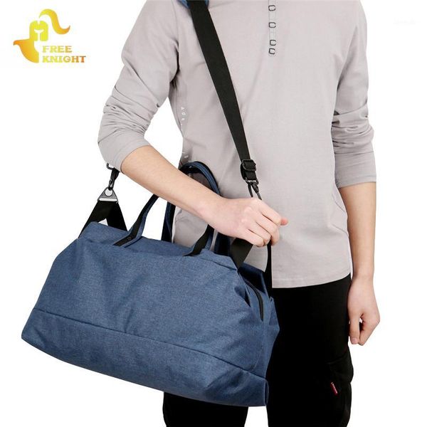 

knight waterproof sport gym bags,dry wet separation travel bag, multifunction training fitness shoulder bag, women yoga bag1