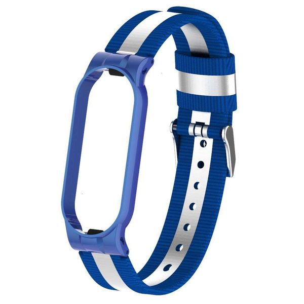 

suitable for mi band metal replacement wristband millet bracelet milan electroplated canvas reflective strip meter 5 watch st
