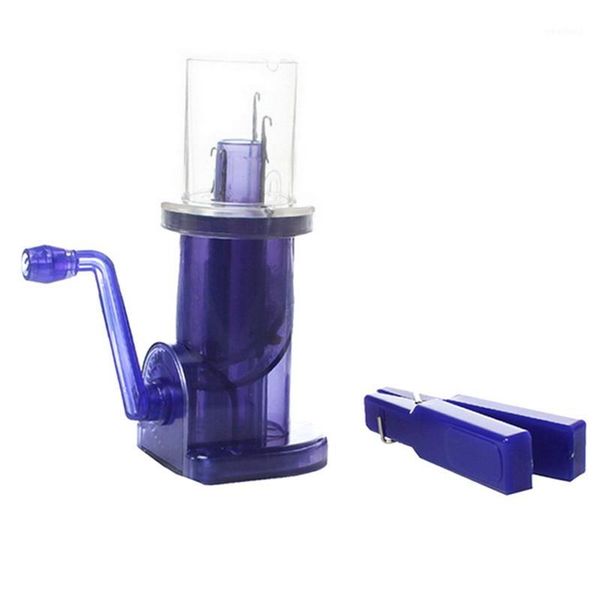 

sewing notions & tools creative hand-operated embellish-knit knitting machine spool knitter embellish craft bracelet weave tool accessories1, Black