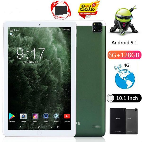 

2020 octa core 10 inch tablet pc real ram 6gb rom 128gb 8.0mp 5000mah 1280*800 ips android 9.0 4g call phone tablets