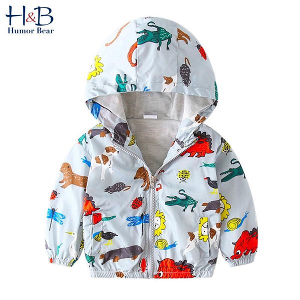 

humor bear hooded zipper jacket clothes fashion outdoor children autumn& winter cartoon various animals baby boys shirt clothing, Blue;gray