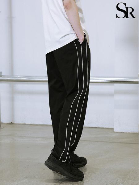 

men's pants 2021 men women clothing gd hair stylist fashion straight casual closed leg plus size costumes 27-46, Black