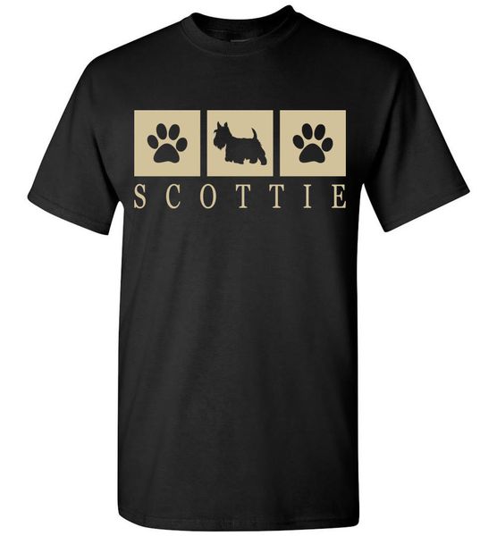 

mens t shirts fashion short sleeve scottie dog silhouette t shirt tee men, women, print tee shirt homme sport hooded sweatshirt hoodie