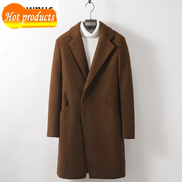

2021 winter fashion trinidad quality male coat wool from men's mostly british classic 9wxc, Black