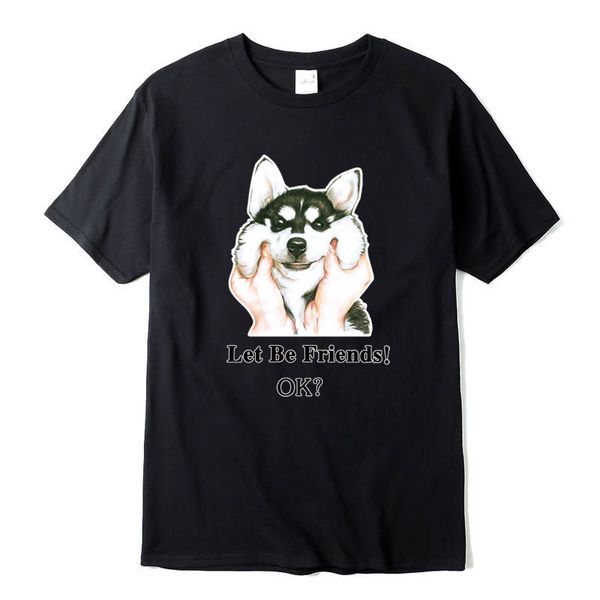 

casual short sleeve funny siberian husky printing tshirt casual tshirt cool male s sport hooded sweatshirt hoodie men t shirt