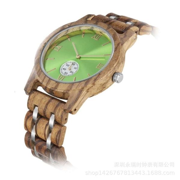 

new steel function multi wood 2019 fashion room men's watch 2021, Slivery;brown