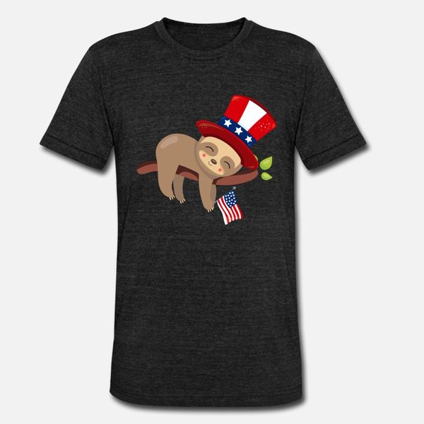 

sleepy patriotic sloth t shirt cool digital printing custom tracksuit hoodie sweatshirt