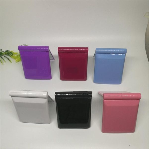 

wholesale travel led makeup mirror folding portable compact pocket 8 led lights lighted lady led make up mirror lights lamps dbc dh0732