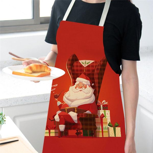 

aprons christmas personality apron bar restaurant waiter decoration decorations for home navidad 2021 @5