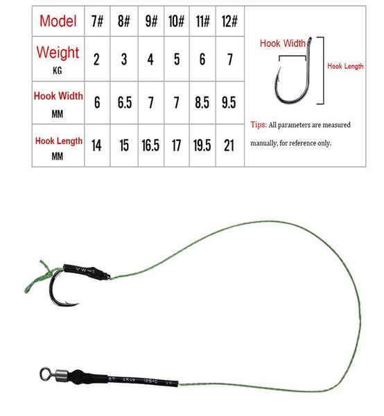 

2 x carp fishing ready made hooklink tied rigs terminal tackle carp fishing rigs carp rig curve shank fishing hooks size 7# wmtbjx