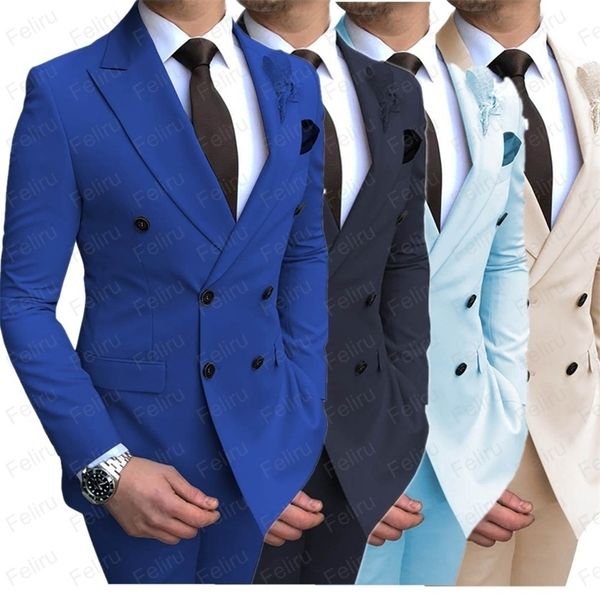 

double breasted mens suit for wedding groom groomsmen tuxedos men formal prom office party slim blazer suit (jacket+pants) 201106, White;black