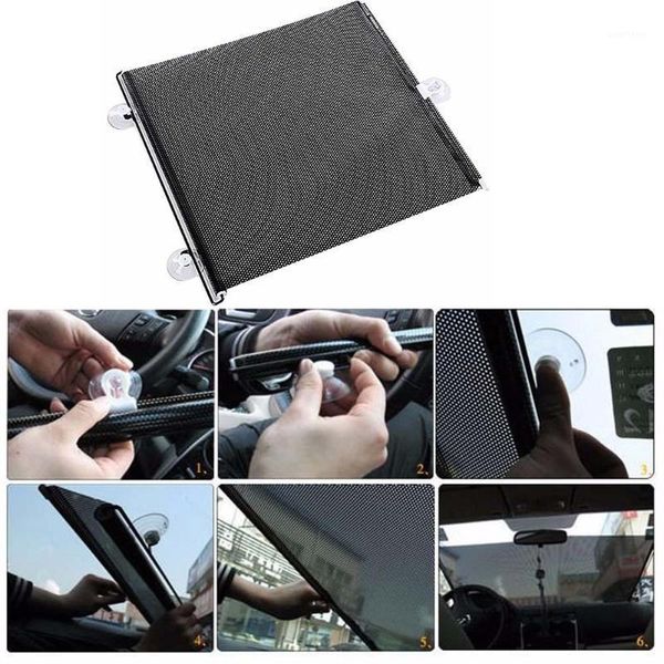 

car windshield sunshade shield auto retractable side window solar protection sun shade curtain front windscreen1