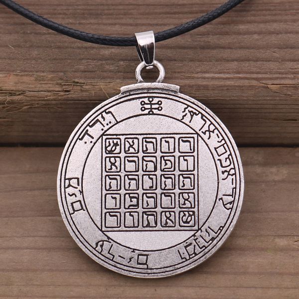 

смотри описание популярные ювелирные изделия solomon smart key necklace сатурн amulet mens подвеска, Silver