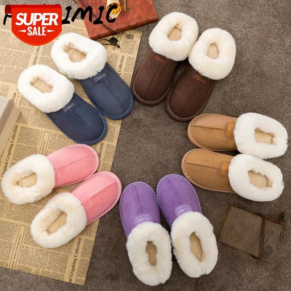 

women men slippers couple warm home indoor cotton shoes men non-slip plush slipper solid color winter flat slipper #w68c, Black