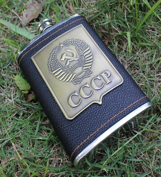 

foreskin 8oz фляжка поддельный кожаный кувшин вина пот высококлассные 7oz рельефный изысканный из нержавеющей стали бутылки портативный wmtu