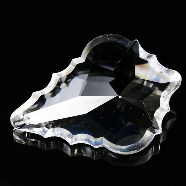 

75mm maple leaf crystal pendants glass bead chandelier crystals prisms suncatcher hanging ornament accessories home decor h jllipt