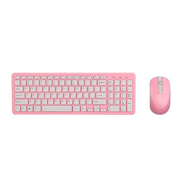 

2.4g optical wireless keyboard mouse kit wireless mouse usb receiver combo for pc lapportable ultra thin office suit