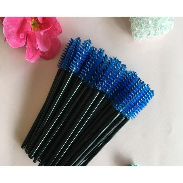 

100 pcs make up brush synthetic fiber disposable eyelash brush mascara applicator wand brush cosmetic makeup bla qylxvq
