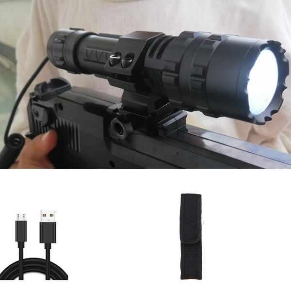 

litwod z40 usb аккумуляторный светодиодный фонарик xm l2 u3 5000lm zoom aluminium удаленный выключатель светодиодный тактический фонарик для