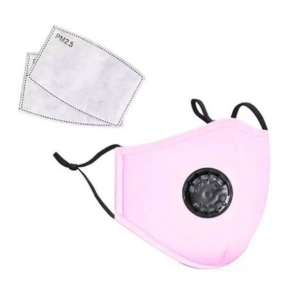

elasticity pink masks reusable cotton fabric cloth face masks for halloween party