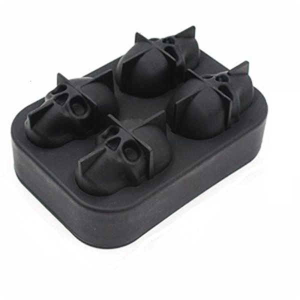 

4 colors new fashion bones skull ice cube kitchen chocolate tray silicone cake candy mold cooking tools 1 nmyi6