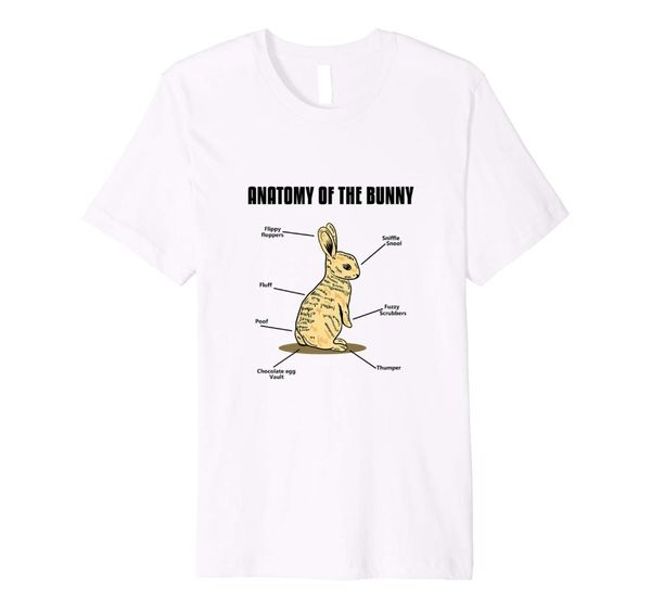 

anatomy of the bunny shirt cute rabbit easter gift new men t shirt summer custom design t shirts sport hooded sweatshirt hoodie