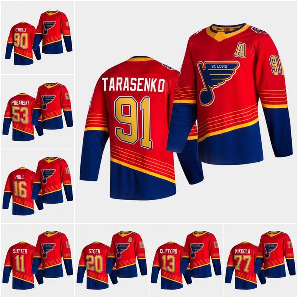 

youth st. louis blues 2021 reverse retro jersey vladimir tarashenko ryan o'reilly bennington alex pietrangelo brayden schenn colton par, Black