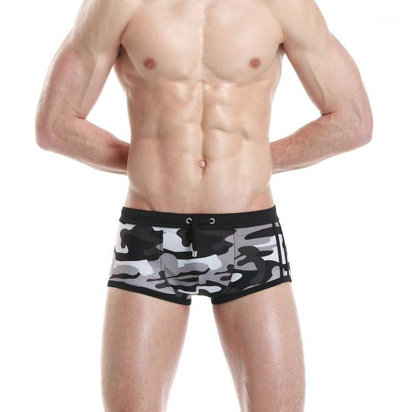 

seobean mens boxer swimming swim trunks tether shorts slim swimwear xb1481