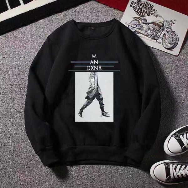 

fashion brand letter print black color mens sweatshirt men novelty hoodies pullover male clothes 27 colors kg-256, White;black