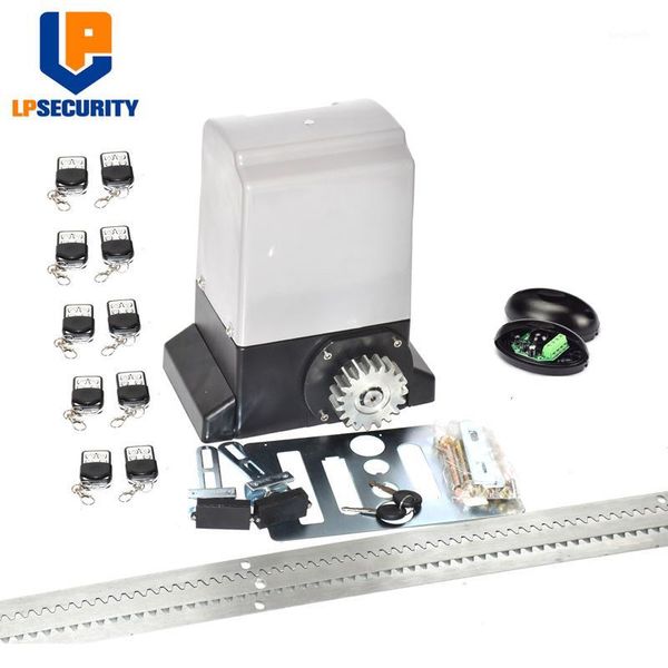 

lpsecurity 220vac sliding gates motor 1000kg + 2 remote + 4 meters of gear rack1