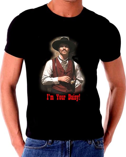 

tombstone doc holliday i'm your daisy t shirt men women mostly art stuff design tee shirt popular sport hooded sweatshirt hoodie