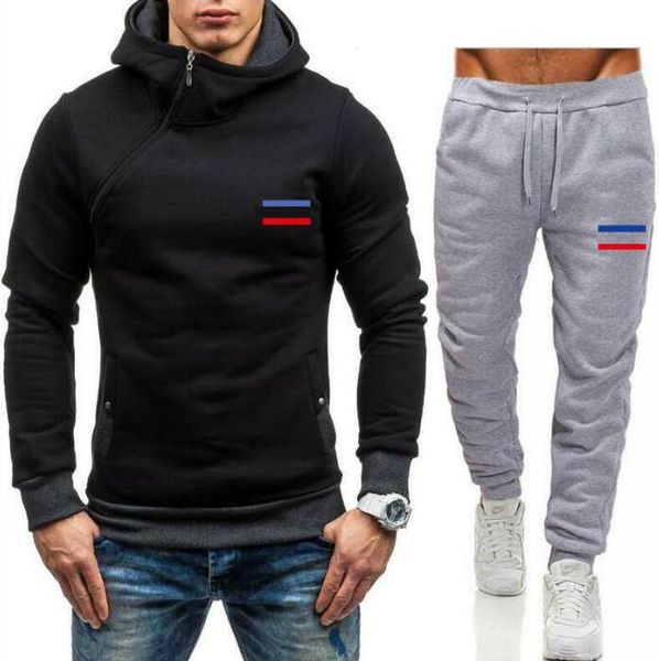 

set brand sweatsuit tracksuit men hoodies pants mens clothing sweatshirt pullover women casual sport tracksuit sweat suit 68098#, Gray