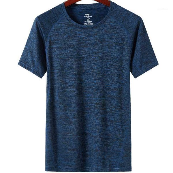 

running jerseys  to 8xl sport tshirts men elasticity gym fitness short sleeve big size breathable beach sweatshirt jogging tshirts1, Black;blue