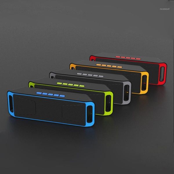 

sc208 wireless bluetooth speaker portable dual horn small stereo car subwoofer for pc & phone1