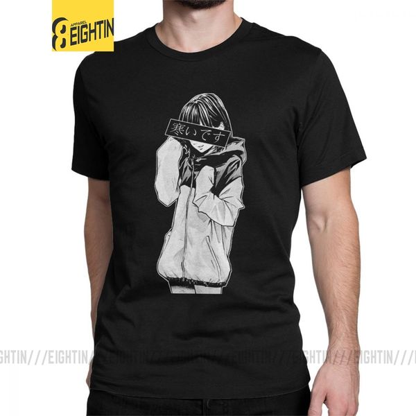 

cold sad japanese aesthetic vintage for short sleeved new style loli cute tee round neck sport hooded sweatshirt hoodie men t shirt