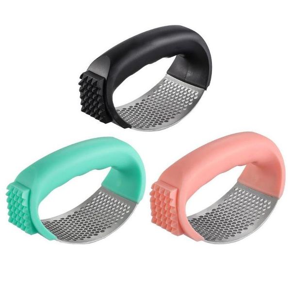 

stainless steel manual garlic press garlic grinder grater ginger press garlic chopper crusher kitc bbyhkz