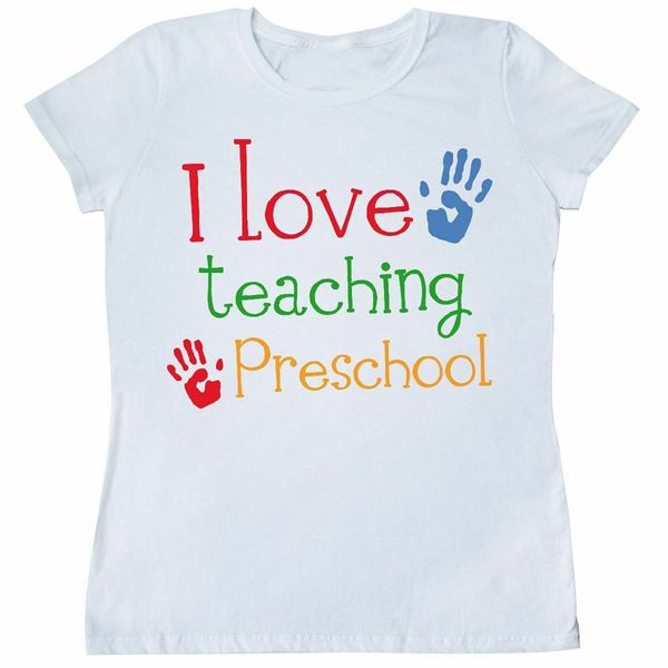 

inktastic i love teaching preschool women's t-shirt pre-k appreciation staff pre gym tee shirt sport hooded sweatshirt hoodie