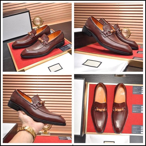c8 размер 11 бренд дизайнер мужские платье обувь 2020 натуральная кожа пряжка монап ремешок мужская коричневая черная офисная вечеринка форм, Black