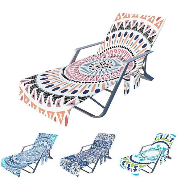

chair covers beach cover holiday garden swimming pool lounger chairs with storage pocket summer seaside towel