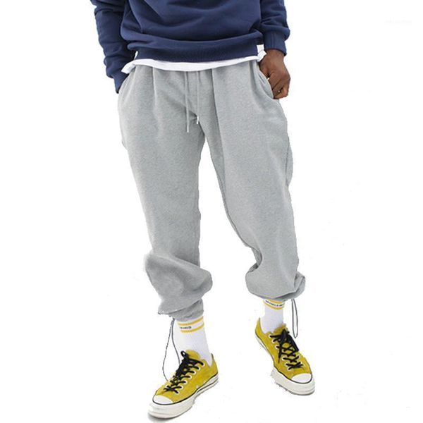 

running pants jogging workout tracksuit gym men cotton loose joggers wide leg sweatpants solid pantalones hombre sweat pants1, Black;blue