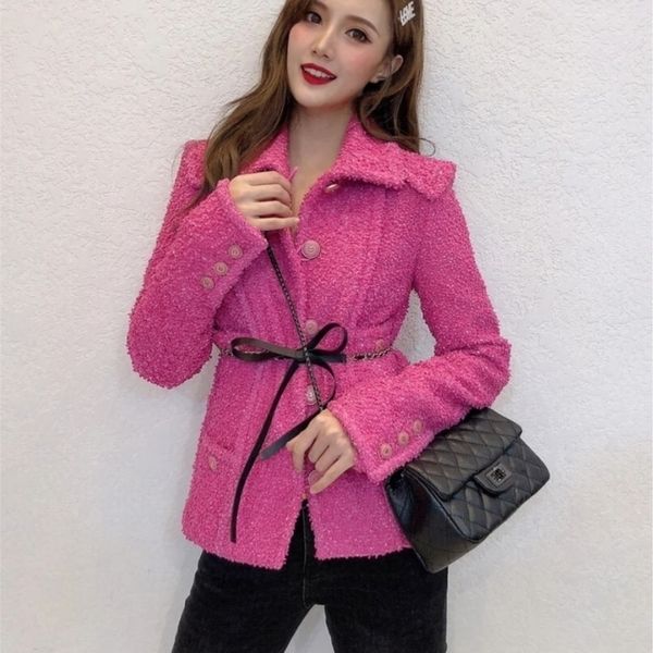 

luxury designer sheepskin ladies waist chain butterfly belt for jeans dress buckle pasek damski ceinture femme y200513, Black;brown