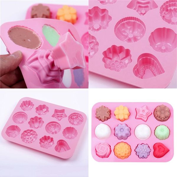 

silicone ice grid molds chocolate soap mold ice cream pudding easy demoulding mould high temperature resistance 3 4fj f2