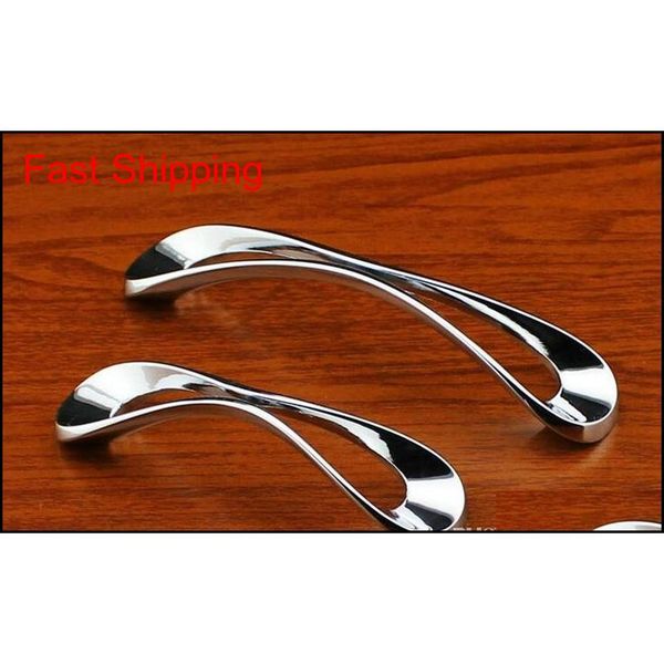 

10pcs new modern chrome furniture hardware handles kitchen cabinets pull knobs drawer wardrobe bathroom cupboard p qylwrs packing2010