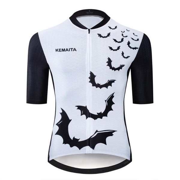 

kemaita new pro fit cycling jersey men short sleeves bicycle jersey ciclismo professional biker clothing, Black;red