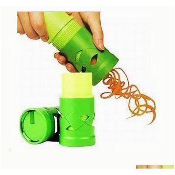 

vegetable cutter fruit slicer spiralizer easy garnish veggie twister processing device kitchen gad jllmsm dh_garden